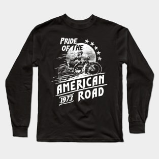 American Pride Motorcycle Long Sleeve T-Shirt